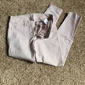 Lilac pink old navy pixie chino pants